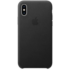 Apple iPhone XS Leather Case Black MRWM2