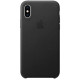 Apple iPhone XS Leather Case Black MRWM2