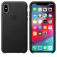 Apple iPhone XS Leather Case Black MRWM2
