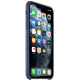 Apple iPhone 11 Pro Max Leather Case - Midnight Blue MX0G2 Apple iPhone 11 Pro Max Leather Case - Midnight Blue MX0G2