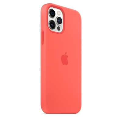 Apple iPhone 12/12 Pro Silicon Case with MagSafe - Pink Citrus MHL03