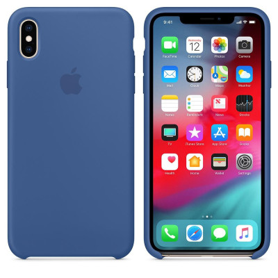 Apple iPhone XS Max Silicone Case - Delft Blue (MVF62)
