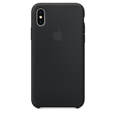 Apple iPhone X Silicone Case - Black (MQT12)