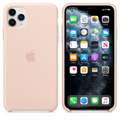 Apple iPhone 11 Pro Max Silicone Case - Pink Sand MWYY2