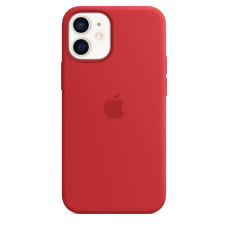 Apple iPhone 12 mini Silicone Case with MagSafe - (PRODUCT) RED MHKW3