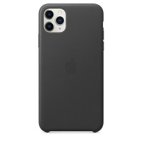 Apple iPhone 11 Pro Max Leather Case - Black MX0E2