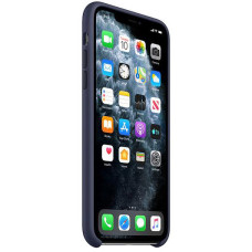 Apple iPhone 11 Pro Max Silicone Case - Midnight Blue MWYW2