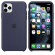 Apple iPhone 11 Pro Max Silicone Case - Midnight Blue MWYW2