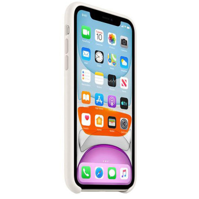 Apple iPhone 11 Silicone Case - White MWVX2