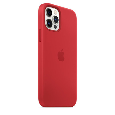 Apple iPhone 12/12 Pro Silicone Case with MagSafe - PRODUCT RED (MHL63)