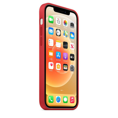 Apple iPhone 12/12 Pro Silicone Case with MagSafe - PRODUCT RED (MHL63)