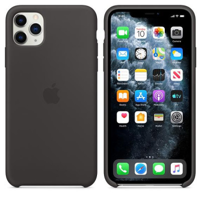 Apple iPhone 11 Pro Max Silicone Case - Black MX002
