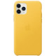 Apple iPhone 11 Pro Leather Case - Meyer Lemon MWYA2