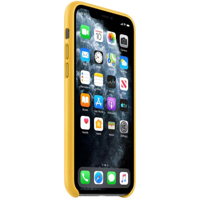 Apple iPhone 11 Pro Leather Case - Meyer Lemon MWYA2