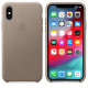 Apple iPhone XS Max Leather Case - Taupe (MRWR2)