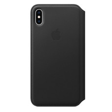 Apple iPhone XS Max Leather Folio - Black (MRX22)
