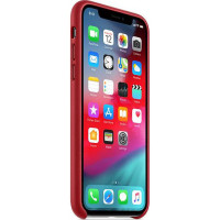 Apple iPhone XS Leather Case Red MRWK2