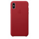 Apple iPhone XS Leather Case Red MRWK2