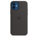 Apple iPhone 12/12 Pro Silicone Case with MagSafe - Black (MHL73)