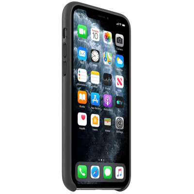 Apple iPhone 11 Pro Leather Case - Black MWYE2