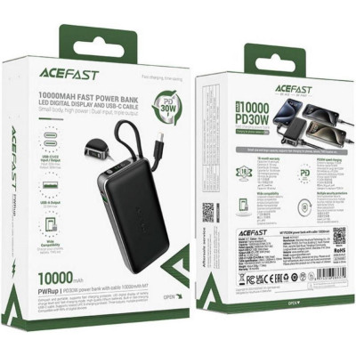 Acefast M7 10000mAh 30W Black