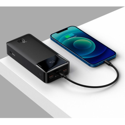 Baseus Bipow Digital Display Powerbank 20W 30000mAh Black (PPDML-N01)