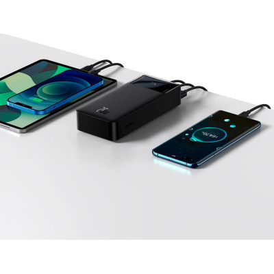 Baseus Bipow Digital Display Powerbank 20W 30000mAh Black (PPDML-N01)