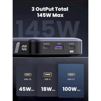 UGREEN PB205 25000mAh 145W Grey (90597)