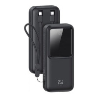 Usams US-CD213 USB+Type-C QC&PD3.0 20W 30000mAh Black