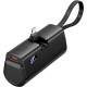 Vention USB-C In/Out, LED display, with built-in Lightning cable 22.5W 4800mAh Black (FHRB0)