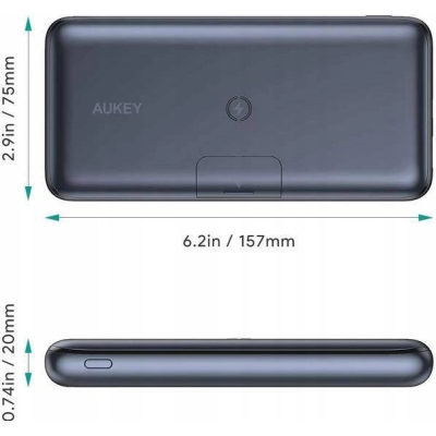 Aukey PB-WL03 20000mAh Black (PB-WL03)