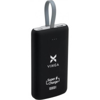 Vinga 10000 mAh Black (VPB1SQSCBK)