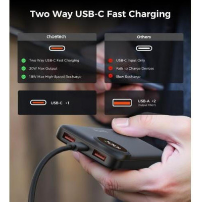 Choetech B791 10000mAh Black