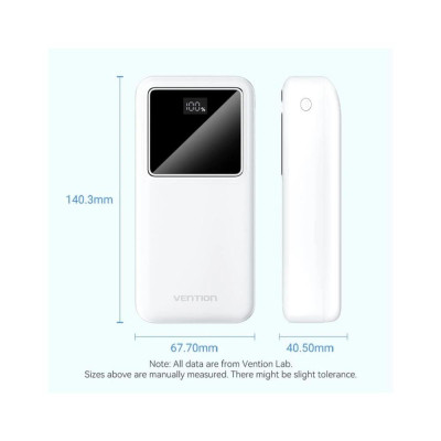 Vention 30000mAh 22.5W Black (FHMB0)