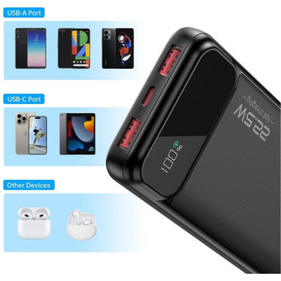 Choetech B728 10000mAh Black (B728-CCBK)