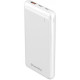 ColorWay 10000 mAh Slim USB QC3.0 + USB-C Power Delivery 18W White (CW-PB100LPG3WT-PD)