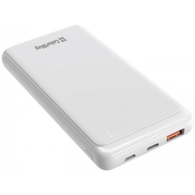 ColorWay 10000 mAh Slim USB QC3.0 + USB-C Power Delivery 18W White (CW-PB100LPG3WT-PD)