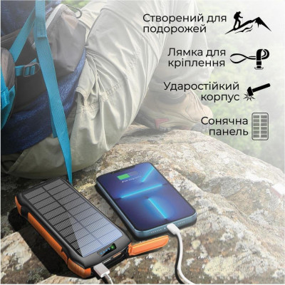 Promate SolarTank 20000 mAh (solartank-20pdqi.black)