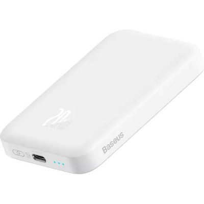 Baseus Magnetic Bracket Mini Fast Charge Power Bank 6000mAh 20W White (P10059002223-00)