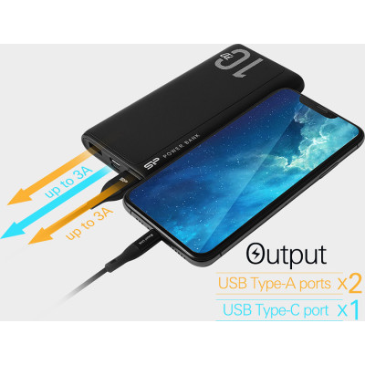 Silicon Power QP15 10000mAh Black (SP10KMAPBKQP150K)