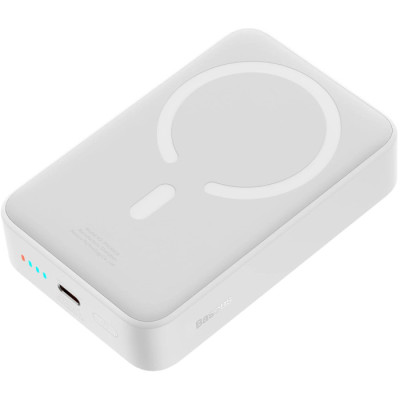 Baseus Magnetic Wireless Charging Power Bank 10000mAh 20W (PPCXM10) White
