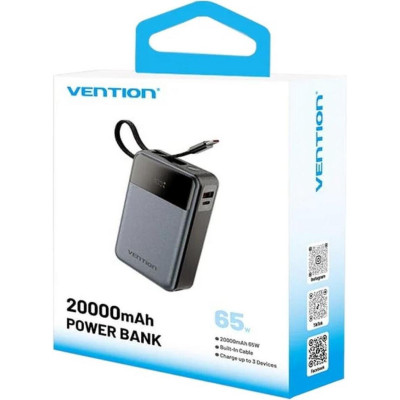 Vention 20000mAh 65W Black (FHYB0)