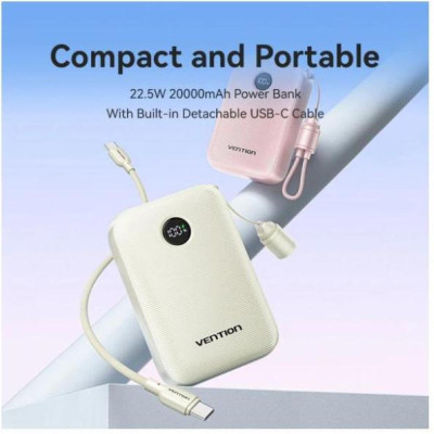 Vention 20000mAh 22.5W Beige (FKBN0-C)