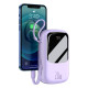Baseus Qpow Digital Display Quick Charging Power Bank 20W 20000mAh Purple (PPQD-H05) Baseus Qpow Digital Display Quick Charging Power Bank 20W 20000mAh Purple (PPQD-H05)