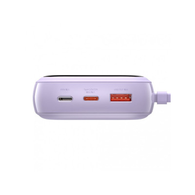 Baseus Qpow Digital Display Quick Charging Power Bank 20W 20000mAh Purple (PPQD-H05) Baseus Qpow Digital Display Quick Charging Power Bank 20W 20000mAh Purple (PPQD-H05)