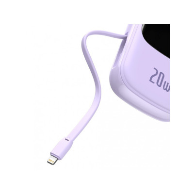 Baseus Qpow Digital Display Quick Charging Power Bank 20W 20000mAh Purple (PPQD-H05) Baseus Qpow Digital Display Quick Charging Power Bank 20W 20000mAh Purple (PPQD-H05)