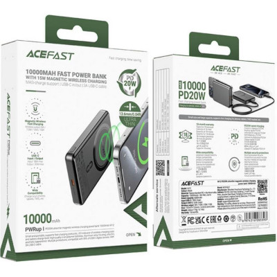 Acefast M12 10000mAh 20W Black