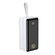 REMAX Chinen Series 22.5W PD+QC Multi-compatible Fast Charging Power Bank with LED Light 80000mAh White RPP-291