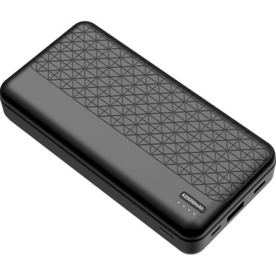 2E 20000mAh, Geometry, PD+ QC 3.0 18W, black (2E-PB2072PD-BLACK)