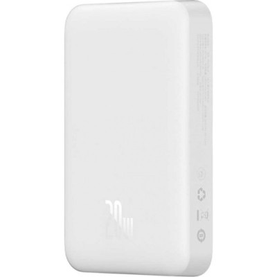 Baseus Magnetic Mini Fast Charging 20W 10000mAh White (PPCX030002, P10022100212-00)